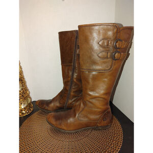 Born Susanne Leather Boots Size 8